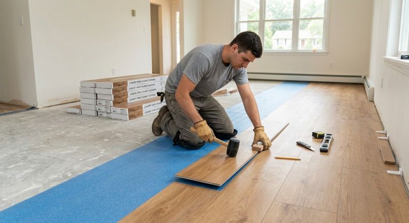 Luxury Vinyl Tile Installation in Manassas, VA