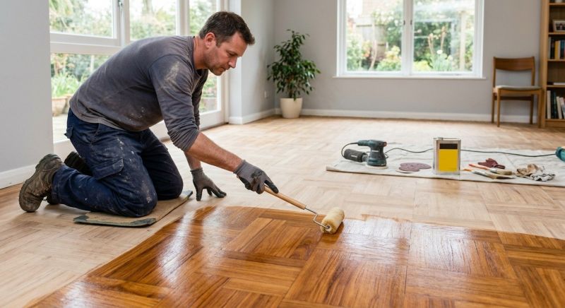 Oak Floor Refinishing in Olathe, KS
